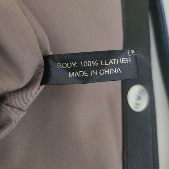 margot preston soft black genuine pebbled leather flap over crossbody bag - Picture 10 of 10